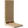 Amazon Basics - Pannello Tiragraffi per Gatti, Tiragraffi da Parete in Cartone a Forma di L, Facile Montaggio, 41,9cm x 29,0cm x 68,1cm, Beige