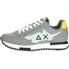 SUN68 Z44121 Sneakers Con Lacci In Tessuto/camoscio Uomo GRIGIO MEDIO 44