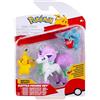 Pokémon Battle Figure Confezione da 3 - Include Pikachu & Gible da 5 cm e Ponyta Galaria da 7,5 cm