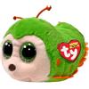 TY Beanie Boos - Pilar il Bruco con Occhi Verdi Grandi e Glitter, il Peluche con gli Occhi Grandi Scintillanti - 15 Cm - T37375