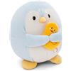 NICI peluche Pinguino Waddle 27cm con anatra i blu - Simpatico peluchetto con imbottitura morbida per giochi e coccole, Doudou, perfetto come idea regalo per bambini e adulti - 61409