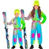 W WIDMANN MILANO Party Fashion - Costume da sci per bambini, tuta con cintura, per maschietti e femminucce, carnevale