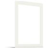 JUNOMI® Passepartout 50x70 cm Dimensioni Esterne - per Formato Immagine 40x60 cm - Spessore 1,5 mm - Colore Bianco Crema