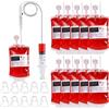 Qunkun Halloween Sacchetti di Sangue per Bevande, Halloween Sacchetto Sangue,Sacca di Sangue per Bibite,Riutilizzabili Sacchetto Bevande per Halloween Bomboniere per Zombie Decorazioni Infermiere