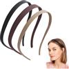 ELNX 3 pezzi di fascia per capelli a zigzag con clip, fasce per chi porta gli occhiali, fascia anti-mal di testa, finitura opaca, fasce per capelli antiscivolo, per donne, per occhiali, uso quotidiano