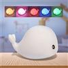 X4-LIFE Luce notturna a LED con batteria | 7 diversi colori con timer | incl. batteria e cavo micro USB | facile da maneggiare per bambini