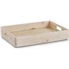 Zeller 13142 Scatola Multiuso, Legno, Beige, 39.7x29.7x7 cm