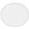 BRILONER - Plafoniera LED, colore della luce bianco neutro, cielo stellato, lampada soffitto, camera da letto, 24 x 6 cm, bianco