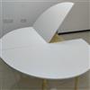 SEIFE Grande prolunga per tavolo rotondo pieghevole,sostituzione del piano del tavolo, prolunga temporanea per tavolo pieghevole(White,160cm/62.9in)