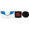 VENUM Challenger, Paradenti Unisex-Adulto, Bianco/Blu, Taglia One sizeca & Kontact, Bendaggi da Box Unisex - Adulto, Nero/Rosso, 4m