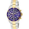 Invicta Pro Diver Orologio da Uomo in acciaio inossidabile con movimento Quarzo - 43mm, Two Tono/Blu 1773