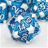 ORIFANTOU Set di 7 dadi in metallo per DND con scatola, dadi blu D e D per uso con giochi da tavolo D&D, set di dadi poliedrici D20 D12 D10 D8 D6 D4
