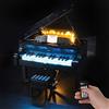 BRIKSMAX Kit Illuminazione Led per Pianoforte a coda Ideas compatibile con modello 21323 Building Blocks - Non include il set (versione telecomando)