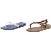 Havaianas Infradito Blu 37/38 EU + Infradito Oro Rosa 37/38 EU
