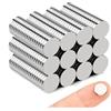 Delaga 120 pezzi Piccoli Magneti, Magneti per Frigorifero 10x2mm Magneti Extra Forti per Lavagna Magnetica, Lavagna Bianca, Bacheca e Artigianato