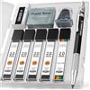 Four Candies mine Matite metallo automatico Portamine 60 HB, 2H, 2B, 4B, colore Gomma impastata temperamatite Accessori ufficio scuola disegno
