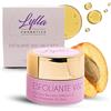 Lylla cosmetics® Esfoliante viso delicato - Rigenera con Aloe e nocciolo d'albicocca e olio EVO