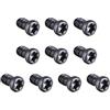 sourcing map Viti Torx M2,5 x 5 mm per sostituire inserti in carburo per tornio CNC 12.9 in acciaio al carbonio 10 pezzi