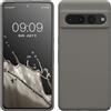 kwmobile Cover per Google Pixel 7 Pro Custodia - Back Case per Smartphone in Silicone TPU - Protezione Gommata - stone dust
