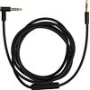 kwmobile Cavo Microfono Audio Compatibile con Beats Studio 3 / Solo 3 / Solo2 / Studio 2 / Studio 1 / Mixr Cuffie - Cavetto di Ricambio 140cm con Telecomando Jack 3.5mm nero