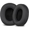 SOULWIT Cuscinetti Auricolari in Micro Scamosciato Ricambio per Sony MDR-7506 MDR-V6 MDR-V7 MDR-CD900ST Monitor Cuffie, Padiglioni con Schiuma Ad Alta Densità - Nero