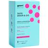 Goovi, Taste Drain & Go, Integratore Alimentare Drenante con Magnesio e Potassio, Favorisce il Microcircolo, con Estratti Vegetali di Ananas e Pilosella, Gusto Melograno e Frutti di Bosco, 24 Stick