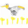 lvifloae Smontagomme Manuale Smontagomme Kit Testa D'Anatra Kit smontagomme per Auto in Acciaio Inossidabile Supporto smontabile Accessori Testa D'Anatra con Cuscinetti protettivi (28 mm)