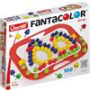 Quercetti FantaColor Design, Gioco Bambini 4 Anni, Mosaico Bambini con Chiodini Colorati da 20mm, Giochi Educativi 4 Anni, Giochi creativi, Attività Montessori, Made in Italy