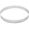 Pedrini stampo microforato ad anello diametro 18 cm in acciaio inox