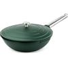 Westinghouse Performance Series Padella Wok Induzione - 28cm Pentola Wok Antiaderente - Alluminio - Adatto a Tutti i Tipi di Fornelli e Forno - con Manico Morbido al Tatto Acciaio Inox - Verde