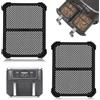 Pmueuff 2 Pezzi Paraspruzzi in INOX, Paraspruzzi a Maglia Fine per Ninja Foodi Max Dual Zone AF400EU/AF451EU Riutilizzabili Accessorio per Friggitrice ad Aria Antispruzzo Silicio per Ninja Air Fryer DZ401