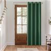 MIULEE Tende Oscuranti per Interni 1 Pezzi 140x225 CM, Tenda Verde Scuro Coprente Termiche Isolanti per Interno con Anelli, Tenda Oscurante Finestra Camera da Letto Salotto