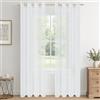 CUTEWIND Tende Bianche per Camera da Letto Moderna 2 Pezzi Tende Trasparenti con Anelli per Interni Tenda Bianca da Interno per Soggiorno Salotto 140x240 CM Tende per Casa