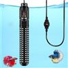 HUIZHOU Riscaldatore per Acquari (15-34 °C), Riscaldatore Regolabile per Acquari 100-300 W, Riscaldatore Termostatico Ad Alta Potenza per Acquari e Vasche per Pesci (100W)