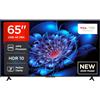TCL 65P6K TV LED Direct da 65, TV HDR 4K, Smart TV con tecnologia Google TV (Dolby Audio, Motion Clarity, compatibile con Google Assistant e Alexa)
