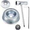 ZAMDOE Metal Blade Fissaggio Kit per Stihl FS55 FS55R FS56 FS56RC FS70R FS80 FS85 FS90 FS90R FS94 FS100RX FS110 FS120 FS130 FS130R FS200 FS250 Decespugliatore tagliabordi