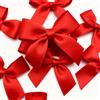 Jisrcha 60 Fiocchi, Fiocchetti Piccoli per Decorazioni, Fiocchetti per Bomboniere per Matrimoni, Confezioni Regalo, Artigianato, Compleanni, Torte, Decorazione di Sacchetti per la Merenda (Rosso)
