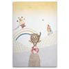 A.S. Création WTD DD129376 - Stampa su tela per cameretta dei bambini, motivo: circo, tigre, multicolore, beige, 40 x 60 cm