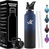 Mulbijeo Borraccia Termica 750 ML, Senza BPA, Bottiglia Termica, Sottovuoto a Doppia Parete, Borracce Termiche, 18/8 Acciaio Inox, Borraccia con Cannuccia, Termos per Palestra, Sport, Bici