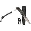 Cressi Apache Fucile Pesca Subacquea, Unisex Adulto, Nero, 60 & Vigo Knife, Coltello Professionale Subacqueo per Immersioni E Apnea Unisex Adulto, Nero/Grigio Lama Silver, 23.5 Cm