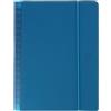 Oxford MyFab, Agenda 2026 Settimana Vista, A5, con Custodia con Copertina Extra e Ricarica con Spirale, Spagnolo, Blu