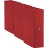 Esselte C30 EUROBOX Cartella per Progetti, 25 x 35 cm, Dorso 10 cm, Rosso, Confezione da 3, 390330160
