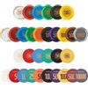 SLOWPLAY Set di fiches da poker in argilla e ceramica | Numerate e neutre | Confezione da 50 pezzi | Godel edizione