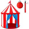Bomodoro Tenda Pop Up a forma di Circo. Casetta e Recinto da Interno per Giochi, Tenda Gioco per Bambini. Altezza:150 cm