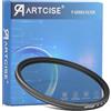 ARTCISE Filtro polarizzatore per obiettivo da 40.5 mm, ultra-sottile interamente in metallo CNC integrato. Filtro CPL per Canon Nikon Sony DSLR