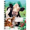 3D LiveLife Jotter - Quaderno a spirale 3D A6, motivo: api e mucche di Deluxebase, con pagine in carta riciclata, opera d'arte della famosa artista Linda Picken