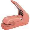 Kokuyo Harinacs - Pinzatrice senza punti, desktop e portatile, capacità fino a 5 fogli, senza punti metallici, portatile e compatta senza fori, colore salmone rosa, importazione dal Giappone