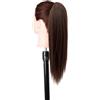 Ser Mulher Brianna Extension Coda Di Cavallo | Facile da applicare | Look naturale 100% | Termofibra resistente | Capelli Lunghi e Lisci,90 cm, 70 cm e 50 cm TERMOFIBRA (6 Castano Chiaro, 50 cm)