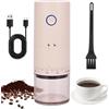 Zoelele Macinacaffè Elettrico, Coffee Grinder Portatile con 38 Impostazioni Regolabili, Macina Caffè Granulometria Regolabile per semi e spezie, Adatto per Casa, Ufficio, Viaggi e Campeggio (Bianco)
