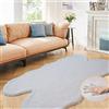 ORINOVA Tappeto Salotto Grigio 120x180 cm Morbido Camera da Letto Lavabile Tappeto Moderno